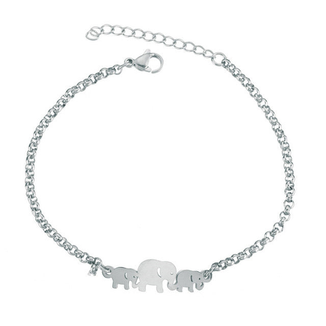 Wholesale Couple Bracelet Female High Sense Titanium Steel Bracelet Niche Design Couple Jewelry Stainless Steel Animal Letter Jewelry